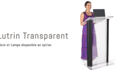 Lutrin transparent